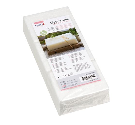 Glycerin Öko-Gießseife "Aloe Vera", opak