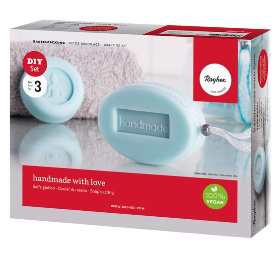 Kreativ-Set "handmade with love", Seife gießen