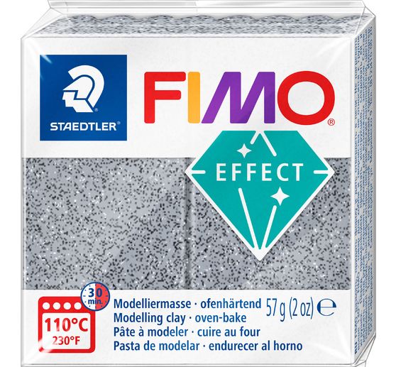 FIMO effect, couleurs pierre, 57 g