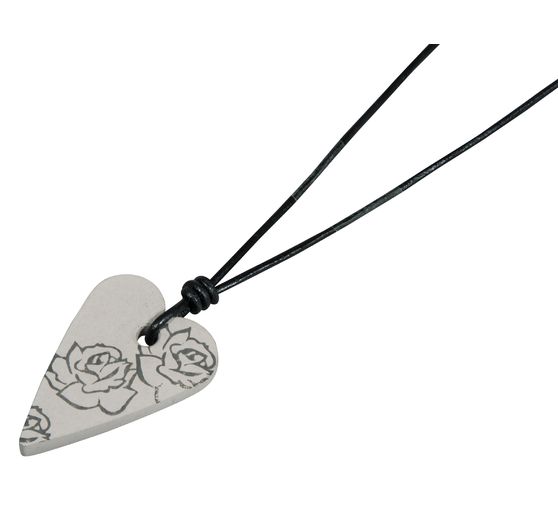 Gießform "Anhänger Herz", ca. 2,7 x 3,9 cm