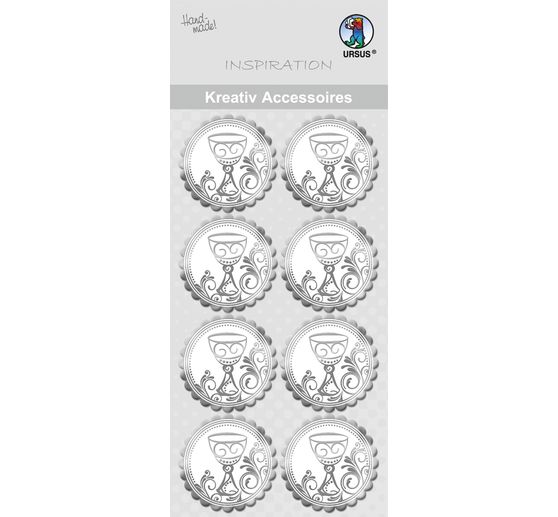 Kreativ-Accessoires "Kelch silber"