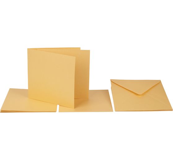 Double cards with envelopes and insert sheets, 15 pcs.