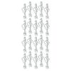 Reliefstickers "Bonne Fête" Silber