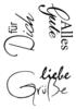 Clear Stamps set "Liebe Grüße"