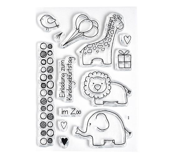 Clear Stempel-Set "Zoo"