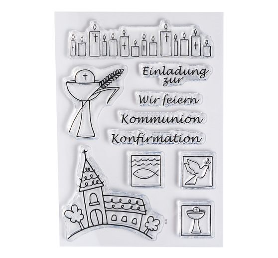 Clear Stempel-Set "Kommunion/Konfirmation"