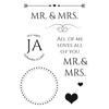 Clear Stamps "Mr. & Mrs."