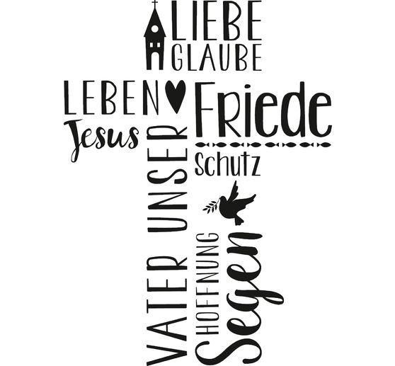 Houten stempel "Onze Vader"