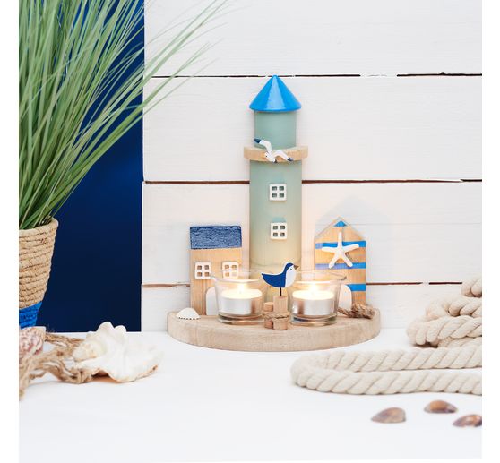 VBS Houten decoratieset "Havenpromenade"