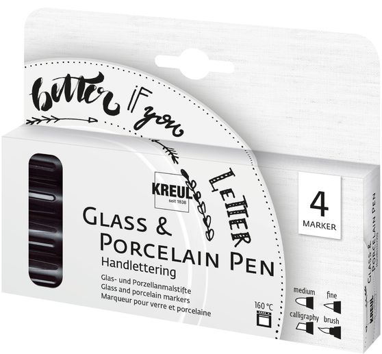 Kreul Glas & Porcelain Pen "Handlettering"