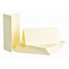 Plaatskaartjes "8 x 8 cm", 50 stuks Créme