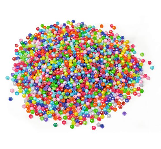 Perles VBS « Multicolore opaque », 500 g