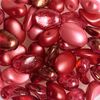 Glaskralen-Meng "Lili Petal Deluxes" Rood