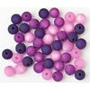 Polaris kraalmix, 8mm, 45 stuks Paars