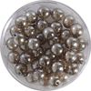 Crystal Renaissance glazen waxparel, 6mm, 40 stuks Zilvergrijs
