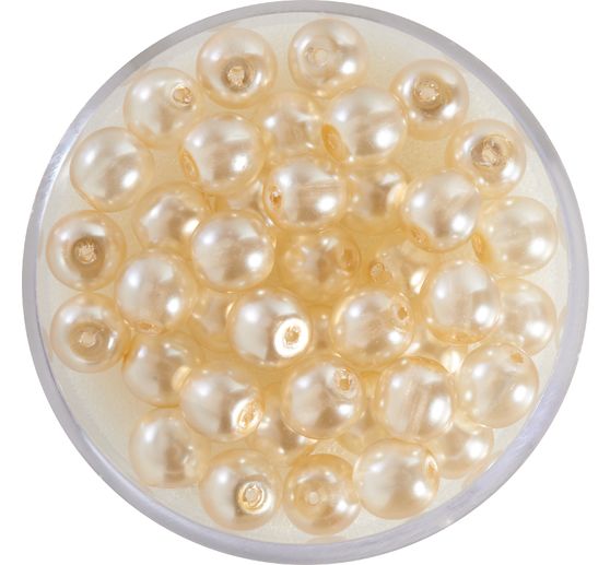 Crystal Renaissance glazen waxparel, 6mm, 40 stuks