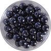 Crystal Renaissance glazen waxparel, 6mm, 40 stuks Zwart