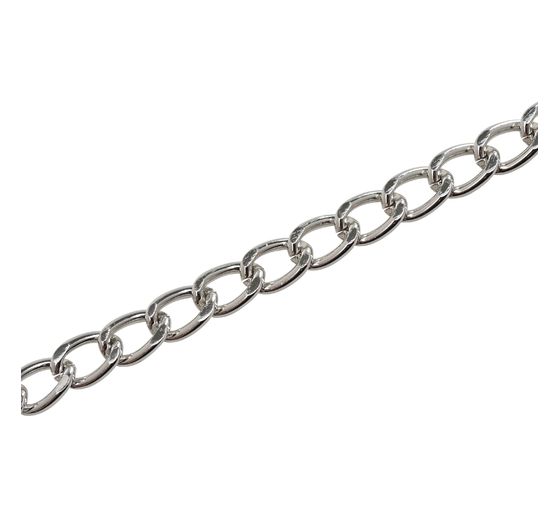 Schakelketting, 1 m, aluminium, ca. B 6 x H 9 mm