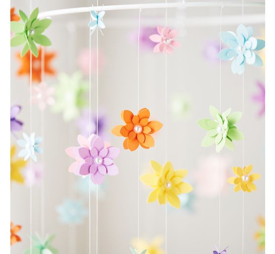 Metalen ring "Cirkel", Wit