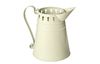 VBS Jug, metal, cream-coloured, in enamel look