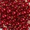 Crystal Renaissance glasparel, 4mm, 75 stuks Rood