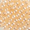 Crystal Renaissance glasparel, 4mm, 75 stuks Créme