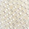 Crystal Renaissance glasparel, 4mm, 75 stuks Sneeuwwit