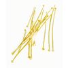 Pins for magic bead, approx. 50mm, 50 pieces Gold