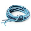 Kunstlederen riemenset van 3 Blauwe tinten-Mix