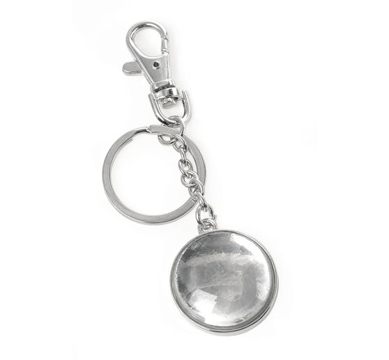 Cabochon-sleutelhanger met Karabiner sieraden sieraden "Ronde"