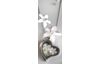 Medaillon-Decoratieve hanger "Hart met strass steentjes"