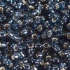 Miyuki Rocailles silverlined bl. diamond