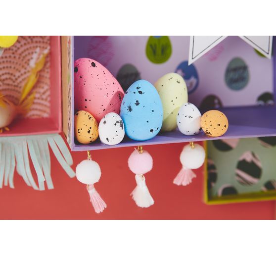 VBS Deko-Ei "Farb- & Größenmix", 38 Stück