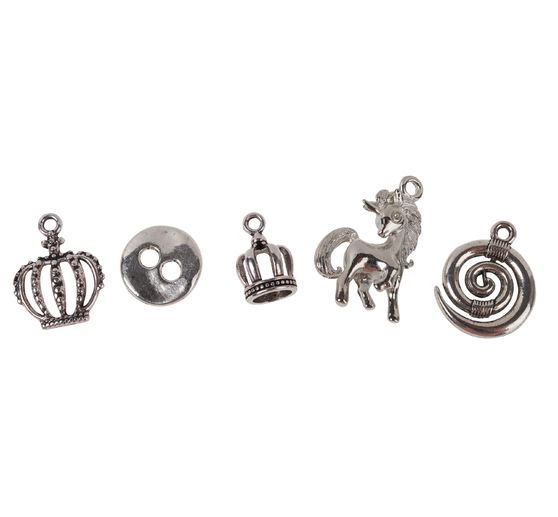 VBS Charms-Decoration pendant-Mix "Unicorn and Co"