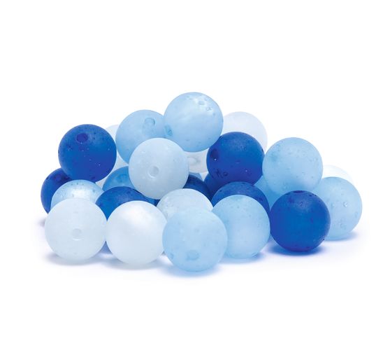 Polaris-Perlen Sweet, Blau-Mix