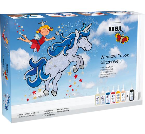 Kreul Window Color Set "Glitterwereld"