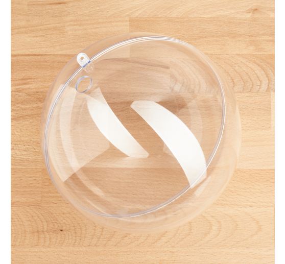 Acrylic ball with hole, &Oslash; 18 cm
