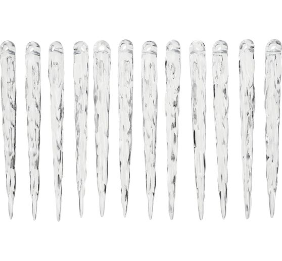 Acrylvorm "Ijspegel", 12 stuks
