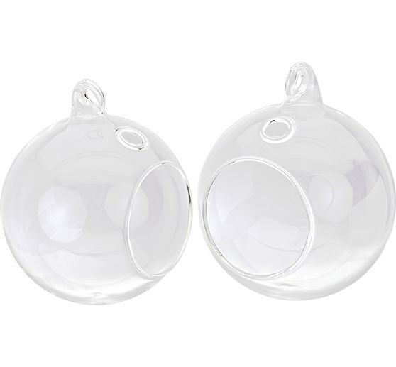 Boules en verre VBS, 2 pc.