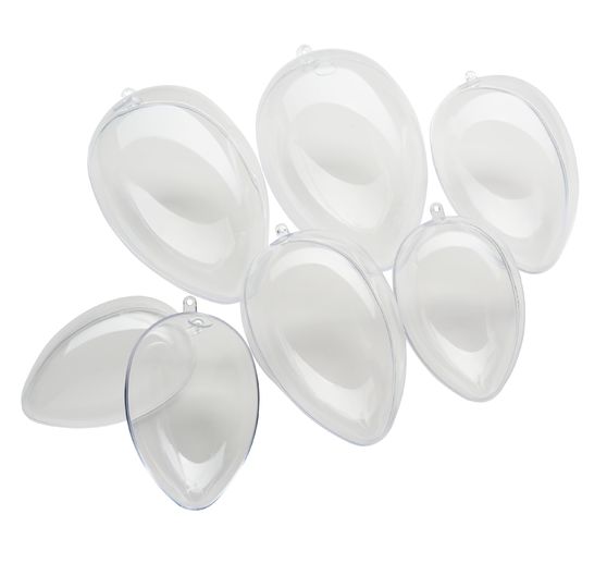 VBS Acrylic egg with hole "Assorted", set of 6