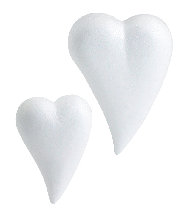 Piepschuim doosje - hart, 14 x 8 cm online kopen