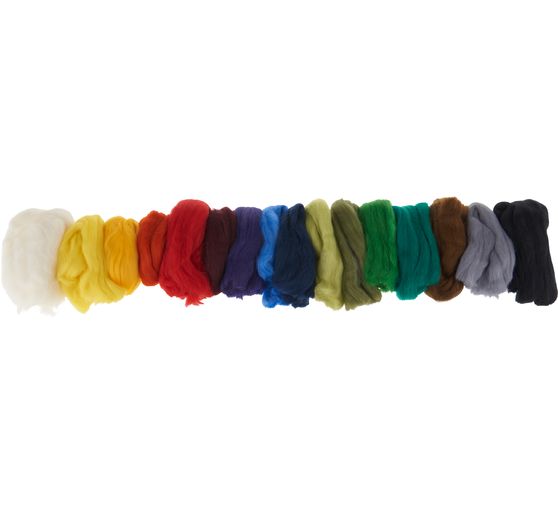 VBS Sprookjeswol "Assorti", 16 kleuren