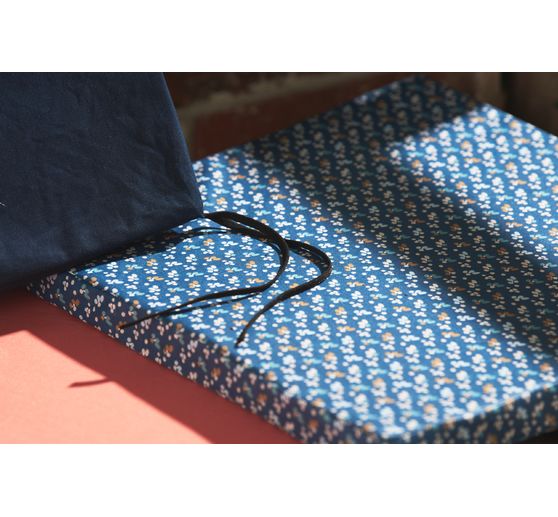 Katoenen stof "Uni" Polyester gecoat