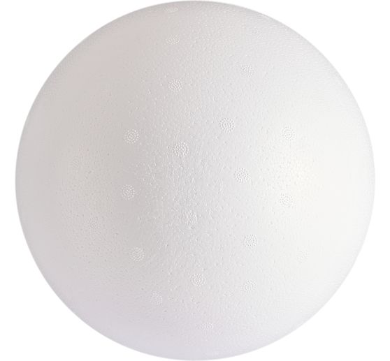 Styroporkugel, Ø 20 cm, 2-teilig