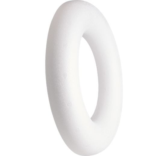 Piepschuim ring plat, (Romeins), Ø 25 cm