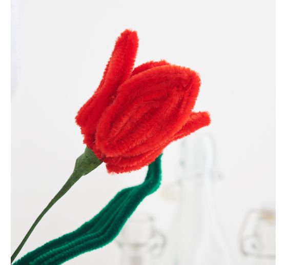 Ruban art floral, vert