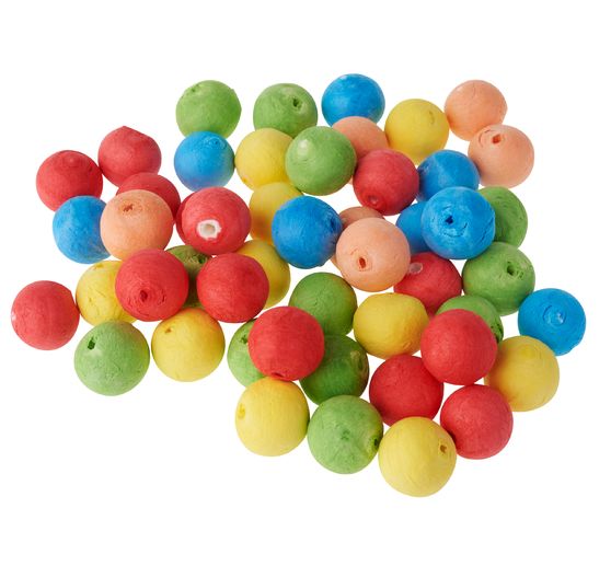 VBS Katoenen wol ballen "Mix van kleuren", 50 stuks