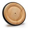Houten wiel met rubberen banden, Ø ca. 85 mm
