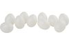 Œufs déco VBS, 10 pc., env. H 6 cm, Blanc