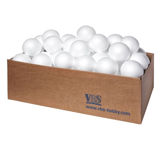 VBS Piepschuim ballen, Ø 5 cm, 100 stuks